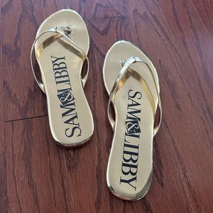 Gold Sam & Libby Sandals (new)